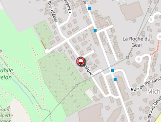 Carte de Complexe Sportif Michon à Saint-étienne