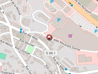 Carte de Stade Des Ovides à Saint-étienne