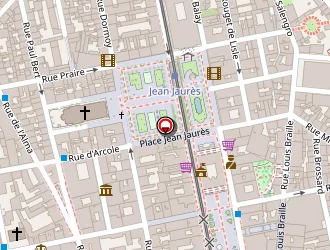 Carte de Caracas à Saint-étienne