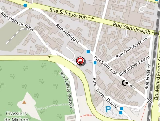 Carte de Azure à Saint-étienne