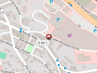 Carte de Distribuy à Saint-étienne