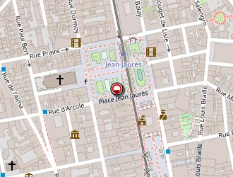 Carte de Music World à Saint-étienne