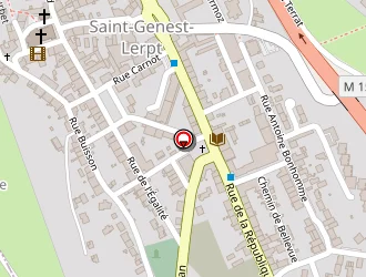 Carte de Art De Fer à Saint-genest-lerpt