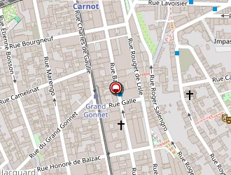 Carte de Defour à Saint-étienne