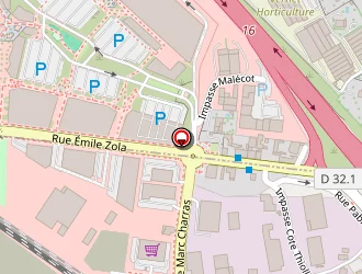 Carte de Millenium Motos à Saint-étienne