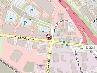 Carte de Crozatier à Saint-étienne