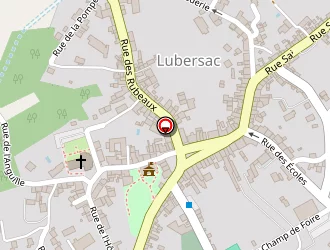 Carte de Super U à Lubersac