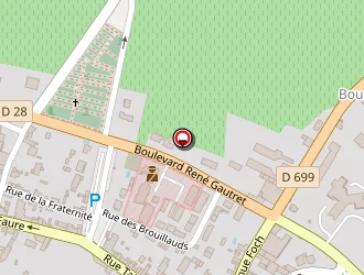 Carte de Optima Avocats à Jonzac