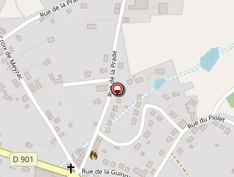 Carte de Artech à Lubersac