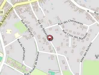 Carte de Camping Municipal à Mareuil