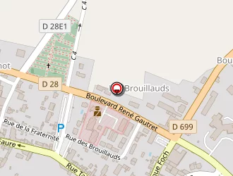 Carte de S.e.m.d.a.s. à Jonzac