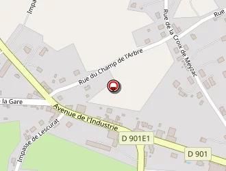 Carte de Bordas Aline à Lubersac