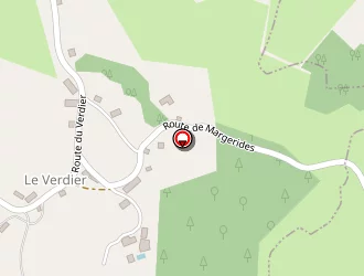 Carte de Espace Vert à Saint-victour