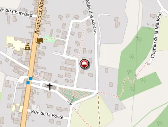 Carte de La Poste à Champier