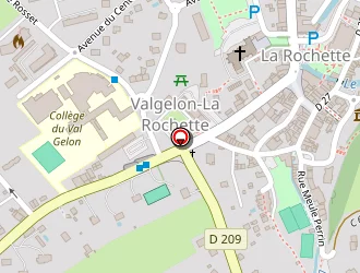 Carte de Cascades La Rochette à Rochette (la)