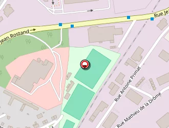 Carte de Stade Rocher à Saint-étienne