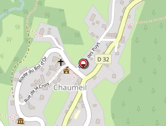 Carte de Ecole à Chaumeil