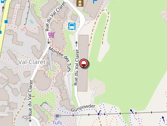 Carte de La Praline à Tignes