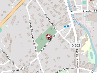 Carte de Institut Bellissima à Rochette (la)