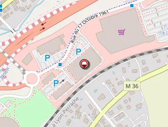 Carte de Degruel à Saint-chamond