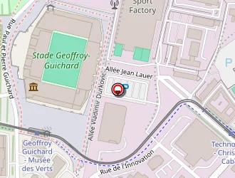 Carte de Asapl Forez Velay à Saint-étienne