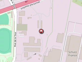 Carte de Soccer Five Saint Etienne à Saint-étienne