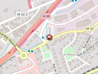 Carte de Mc Donald's à Saint-chamond