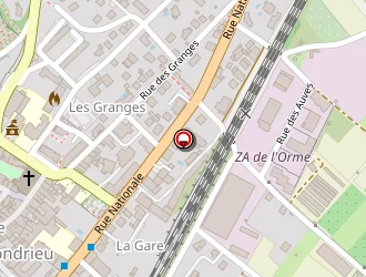 Carte de Les Rives De Condrieu à Condrieu