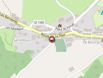 Carte de Chez La Jeanne à Picherande