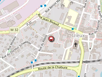 Carte de Evidanze à Saint-chamond