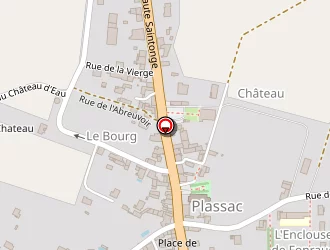 Carte de Les Epinglieres à Plassac