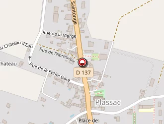 Carte de Soulier Pierre à Plassac