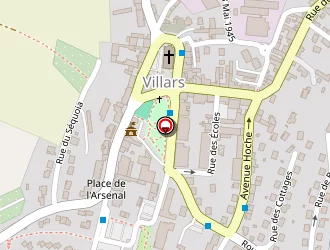 Carte de La Poste à Villars