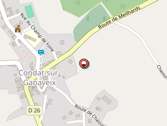 Carte de La Poste à Condat-sur-ganaveix