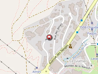 Carte de Hôtel Gentiana à Tignes