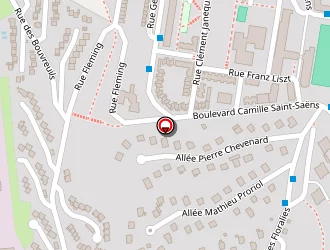 Carte de Azaé à Saint-étienne