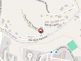 Carte de Complexe Montreynaud - Saint Saens à Saint-étienne