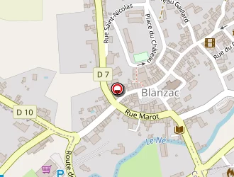 Carte de La Poste à Blanzac-porcheresse