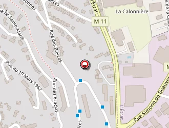 Carte de Centre E Leclerc à Saint-priest-en-jarez