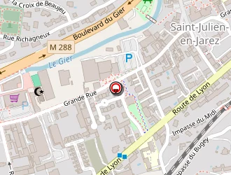 Carte de Roche Yvan à Saint-chamond