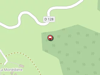 Carte de De La Monédière à Chaumeil