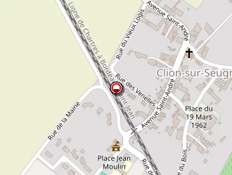 Carte de Croze Bernard à Clion