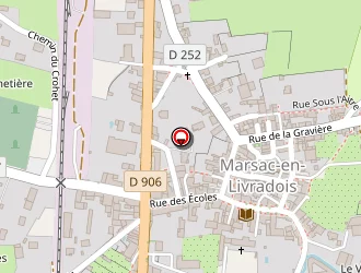 Carte de Convers Elise à Marsac-en-livradois