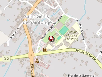 Carte de Aux Petits Services à Saint-genis-de-saintonge