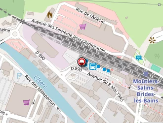 Carte de Le Rencard à Moutiers tarentaise