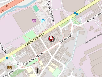 Carte de Cours Marin Pizzas à Horme (l')