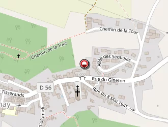 Carte de Chatonnay Palace à Châtonnay