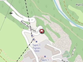 Carte de La Poste à Tignes