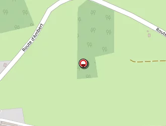 Carte de Hôtel La Clairière à Chambon-sur-dolore