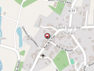 Carte de La Poste à Saint-jory-de-chalais